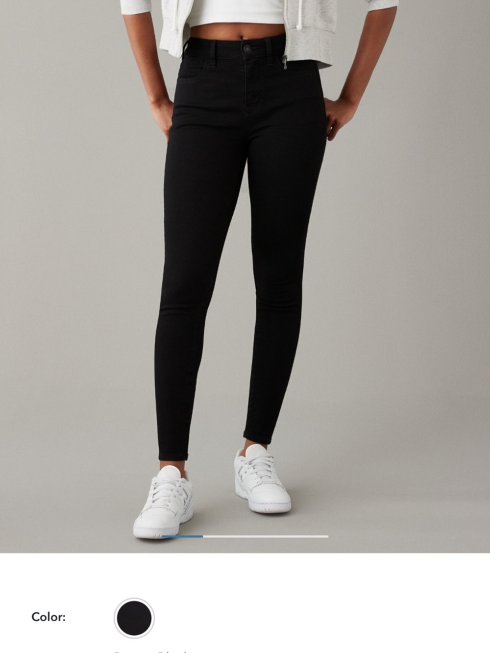 AE American eagle dream black high waisted jegging High Rise Skinny Jeans Women
